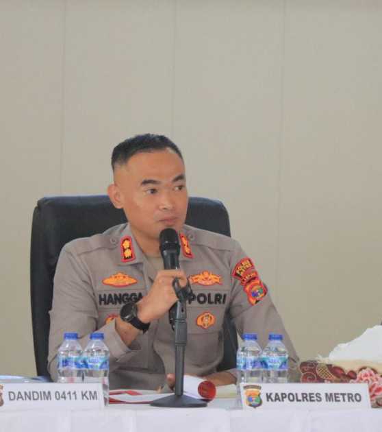 Polres Metro Gelar Rapat Lintas Sektoral Operasi Lilin Krakatau 2025