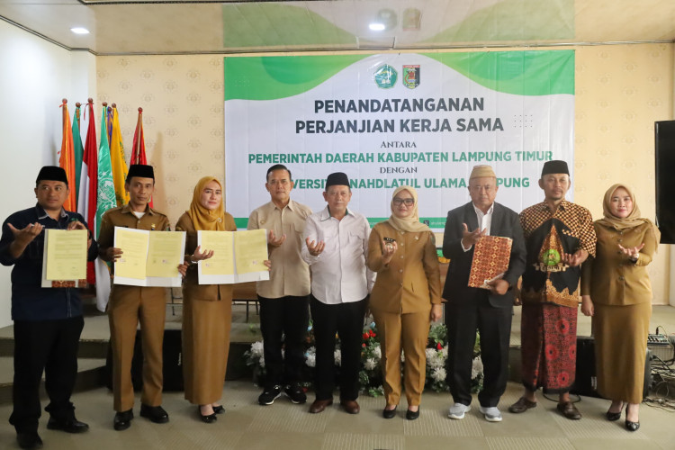 Pemkab Lampung Timur Gandeng UNU dan ITSNU Lampung Perkuat Pembangunan Berbasis Pengetahuan