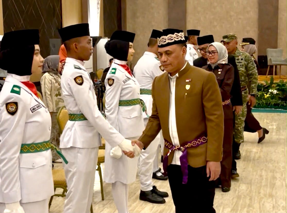 31 Paskibraka Kota Metro Dikukuhkan, Bambang: Bermimpilah Setinggi-tingginya