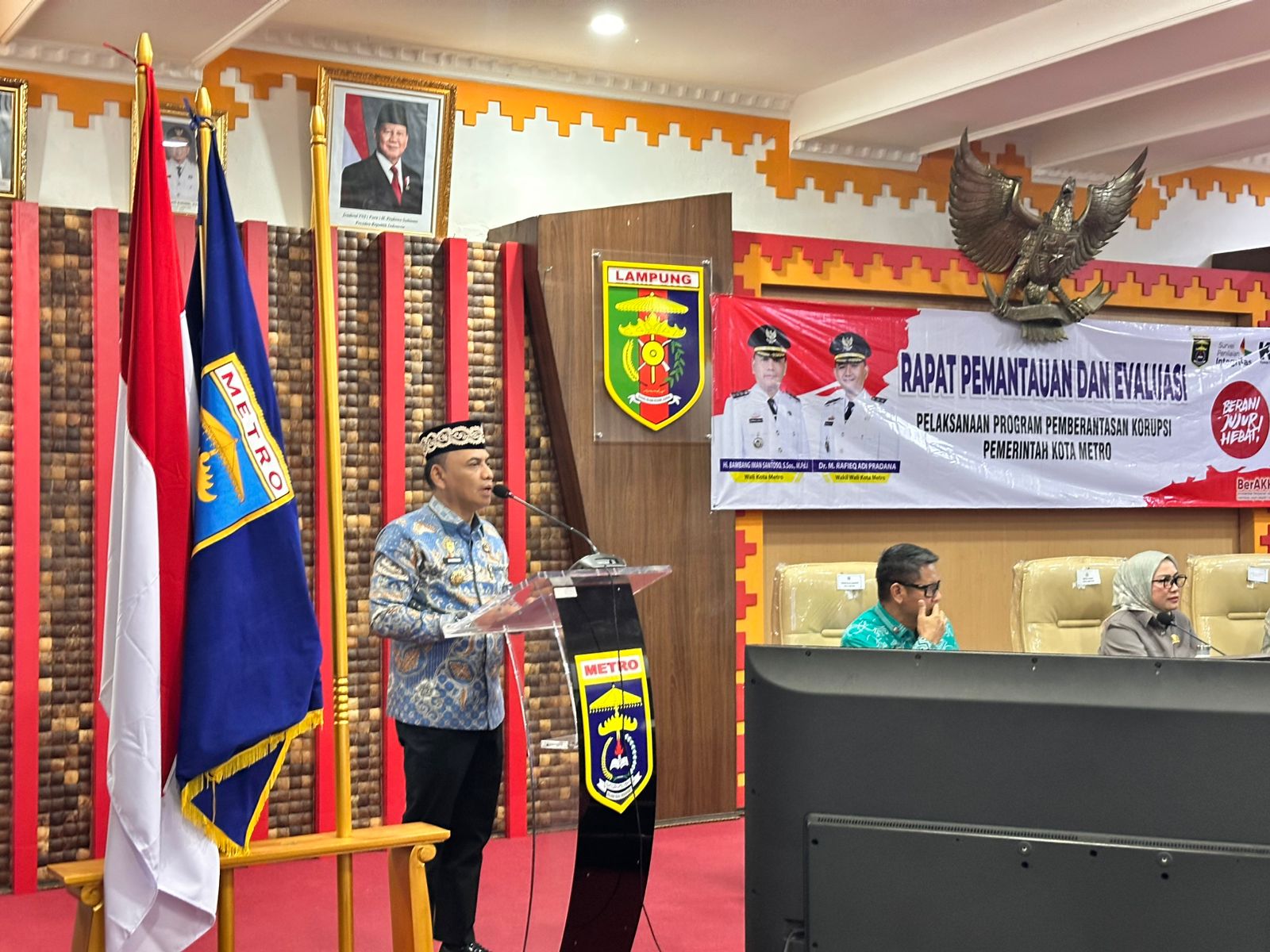 KPK Pantau Pencegahan Korupsi di Pemkot Metro, Bambang Minta OPD Terbuka